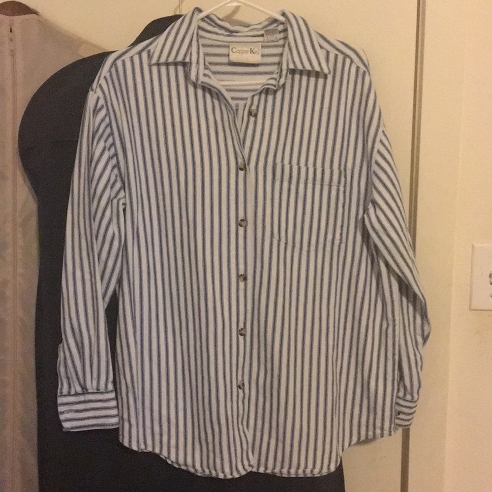 Vintage striped shirt small